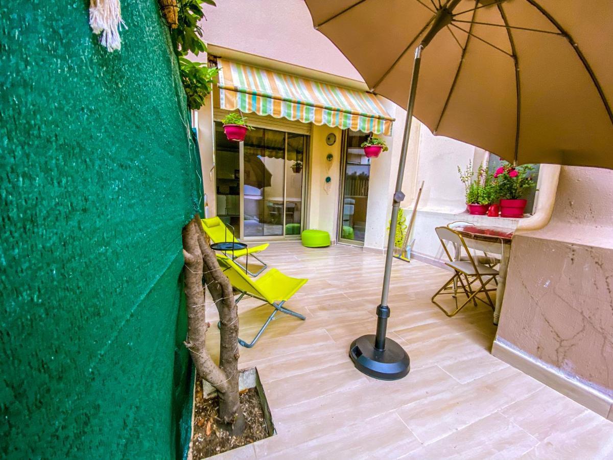 50M Plage / 200M Hippodrome 2 Pieces Jardin Garage Cagnes-sur-Mer Exterior foto